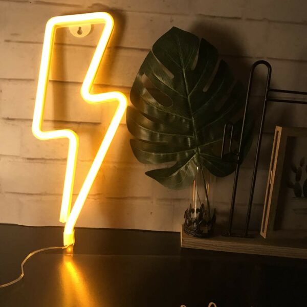 Wholesale lighting shaped mini plastic acrylic vintage bar light custom neon sign - Image 4