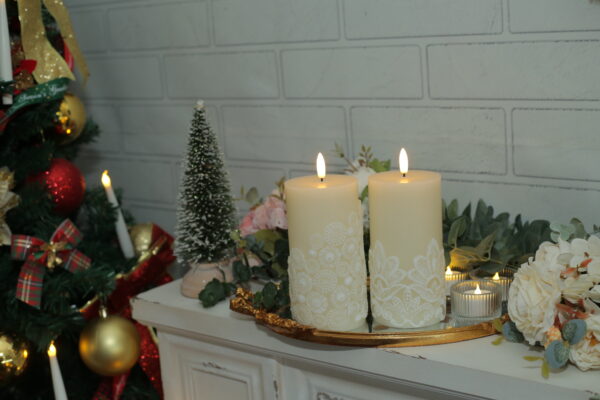 Beautiful design led artificial flickering flameless candle light moving wick led candles - Image 6