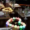 Wholesale Mini Plastic wedding Decorative Flickering Flameless Battery Operated LED Tealight Tea Light Candle - Image 3