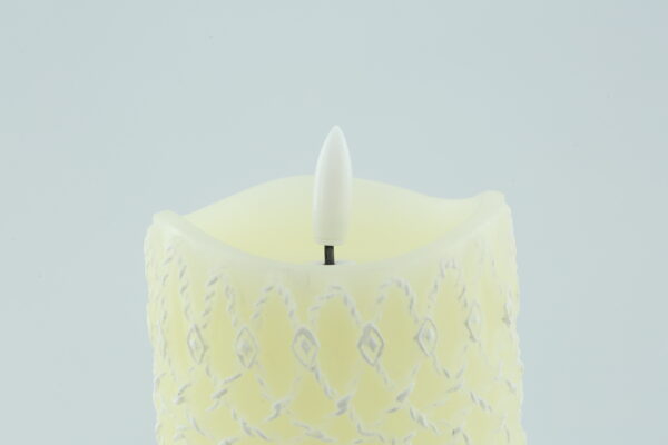 Flameless Candles Battery Operated Real Wax Pillar LED  Pillar LED  Wax Candles Set - Image 4