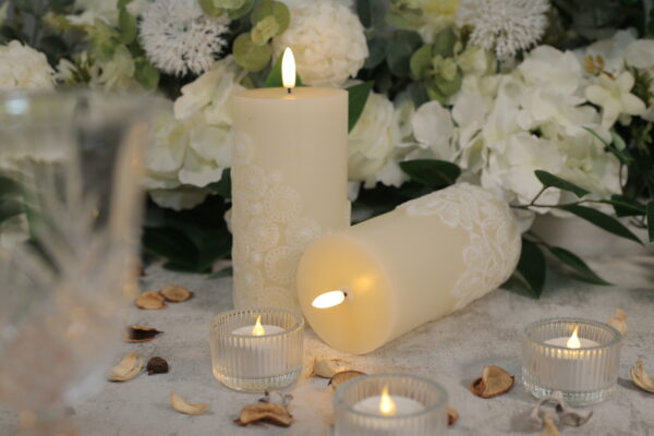 Beautiful design led artificial flickering flameless candle light moving wick led candles - Image 3