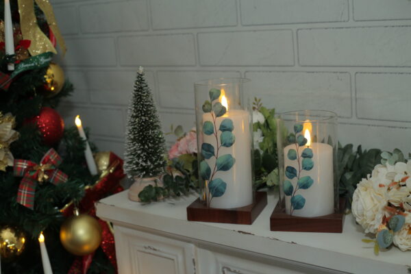 Warm white candle gift set flickering flameless electric candle - Image 5