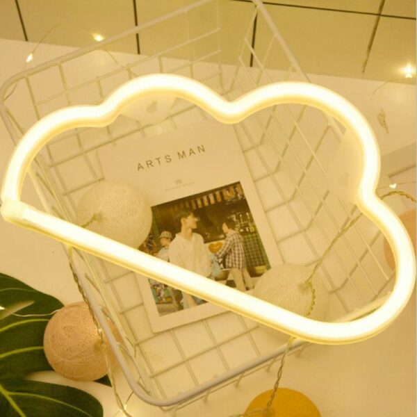 Wholesale high quality cloud diy rgb flex battery powered led neon sign - Image 3