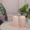 Light pink led wax candle decorative wedding moving flame led candle - Image 4