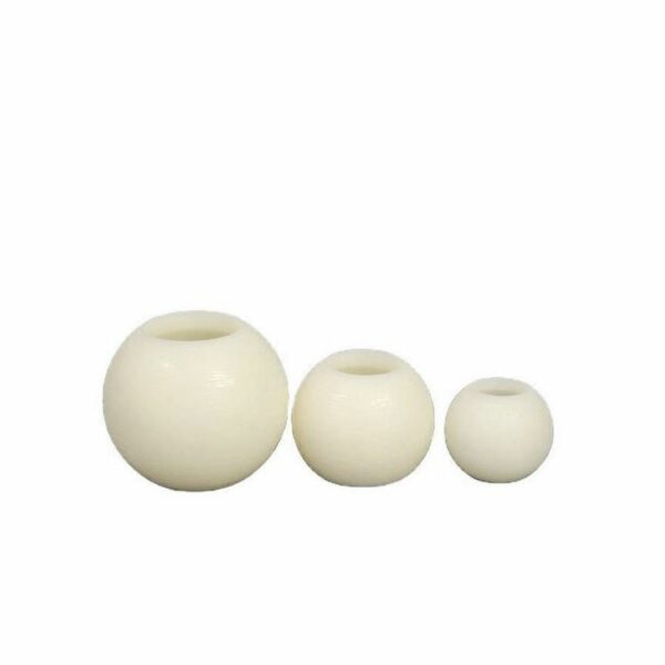 Promotional beautiful stylish rustic battery glow ball egg shaped flameless candle