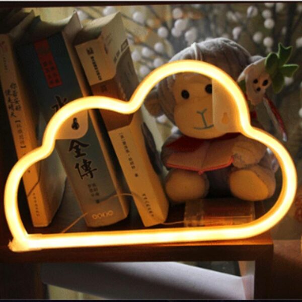 Wholesale high quality cloud diy rgb flex battery powered led neon sign - Image 4