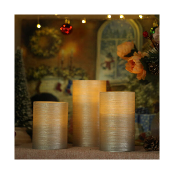 High quality white fire led battery candle restaurant led candle lamp for table