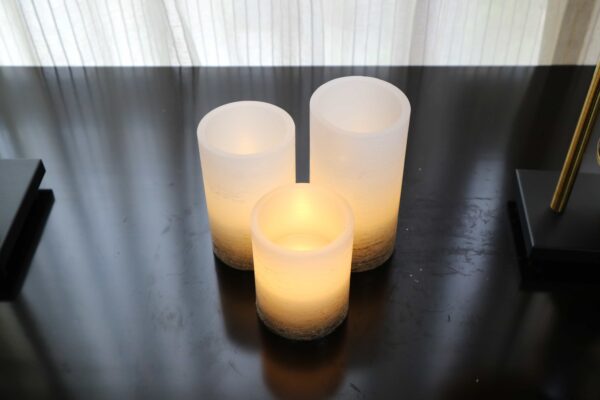 Christmas hot selling festive atmosphere gift moving wax led flameless candle - Image 5