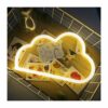 Wholesale high quality cloud diy rgb flex battery powered led neon sign