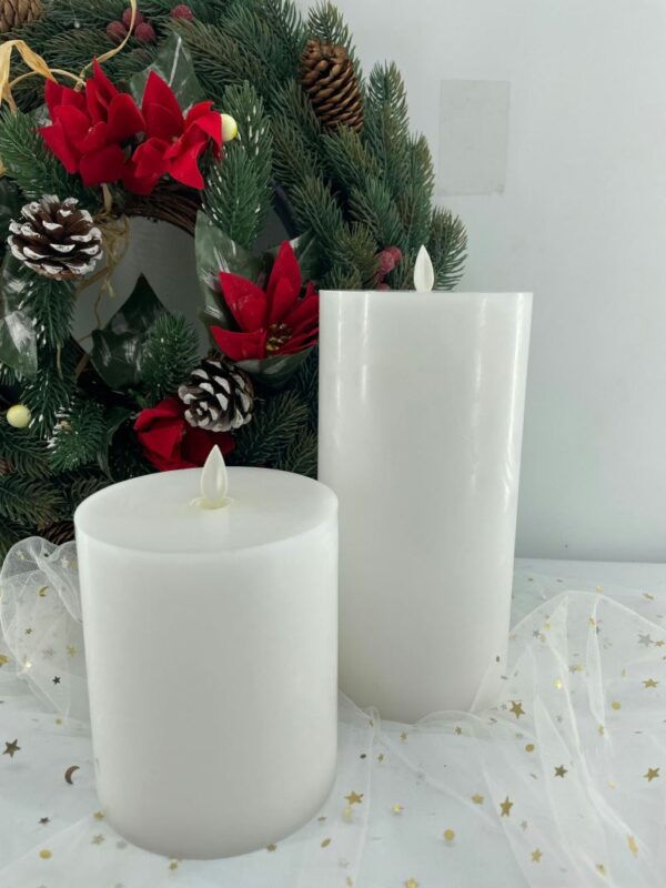 10cm x 12cm Wax& Plastic 4x5" LED Swing candle light - Image 5