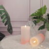 Light pink led wax candle decorative wedding moving flame led candle - Image 5