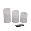 New design remote 3x4 moving flame candle