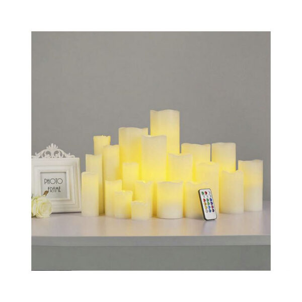 Wholesale home decoration flameless moving wick de velas luz led candle candles candela kerze bougies