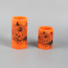 Christmas candle with pumpkin,flat top,battery operated - Image 2
