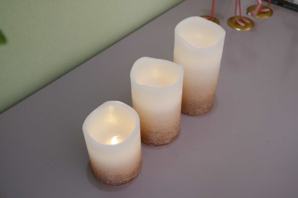 Top selling fashion oem christmas led flameless pillar candle with remote for party - Image 3