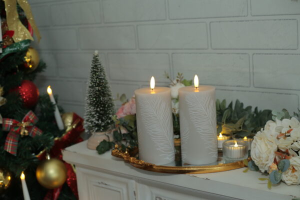 High quality battery operated party moving flame led candles with remote candles - Image 6