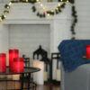 New arrival 3 per set Christmas Decoration plastic bougies battery red flickering flameless led candle - Image 5