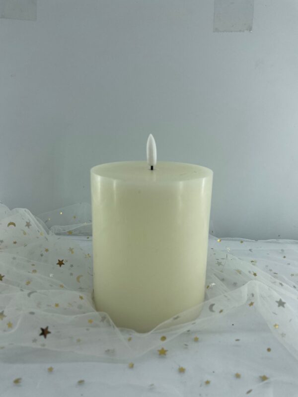 10cm x 12cm Wax& Plastic 4x5" LED bullet candle light - Image 3