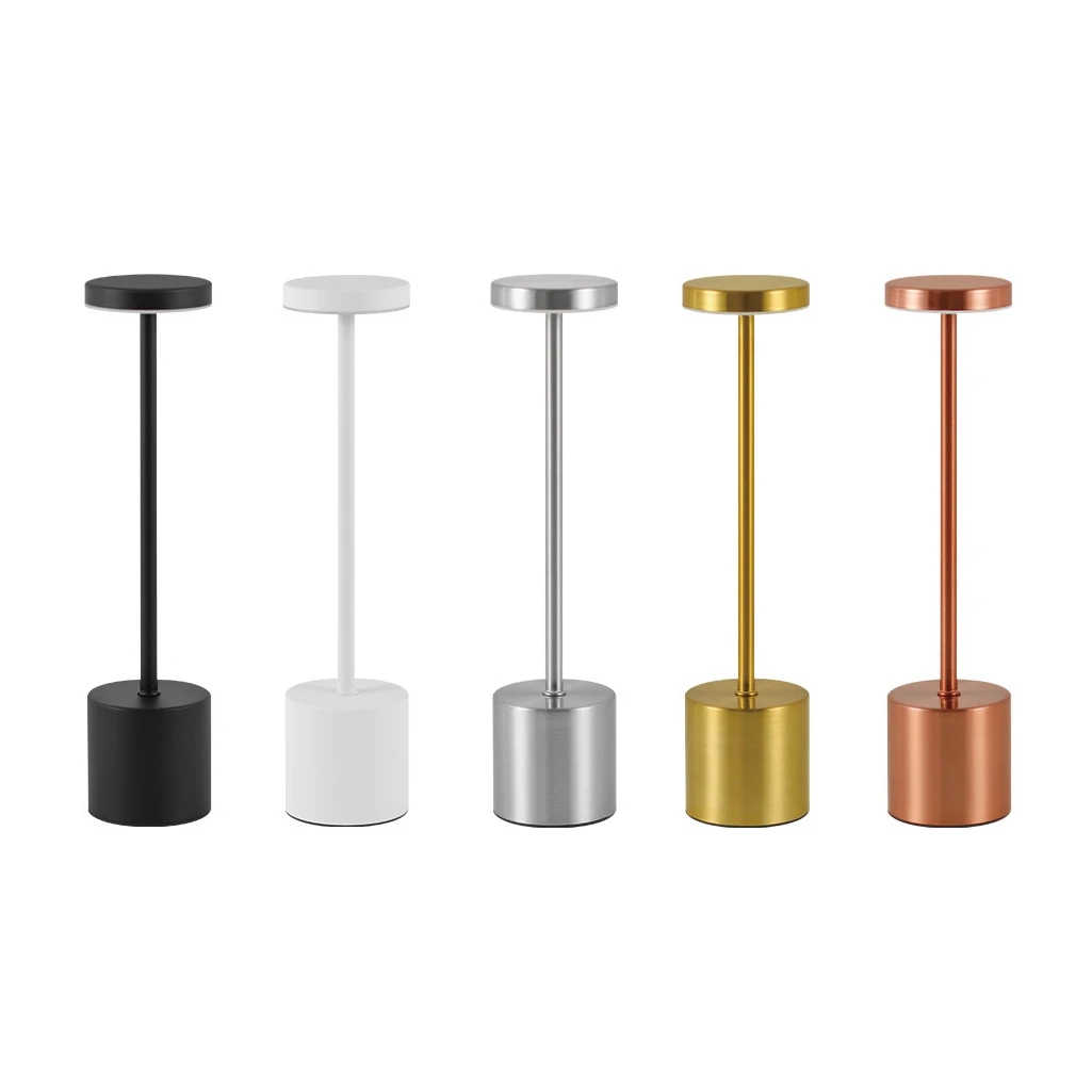 High Quality Decoration Cordless Led Desk Lamp Wireless Rechargeable Touch Dimming Portable Table Lamp
