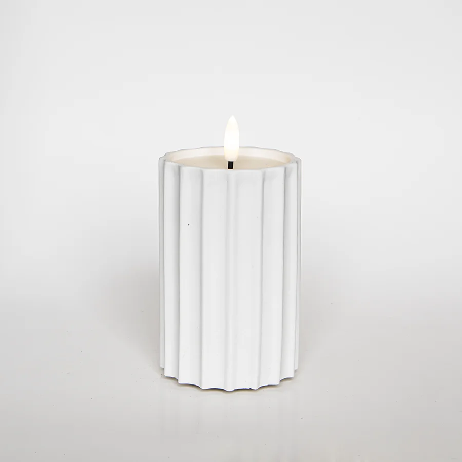 Vertical Rhombus-shaped Gypsum Bullet-shaped LED Candle LED Electronic Candle