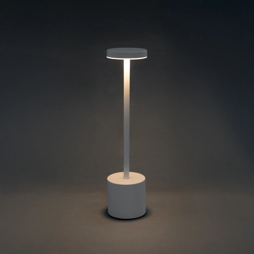High Quality Decoration Cordless Led Desk Lamp Wireless Rechargeable Touch Dimming Portable Table Lamp