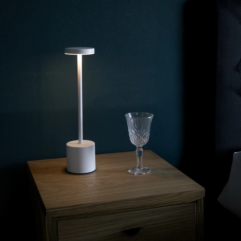 High Quality Decoration Cordless Led Desk Lamp Wireless Rechargeable Touch Dimming Portable Table Lamp