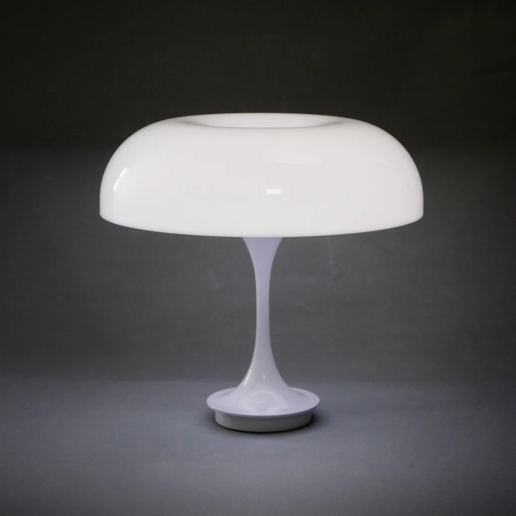 Mushroom Cordless Led Desk Lamp Rechargeable Touch Dimming Portable Table Lamp