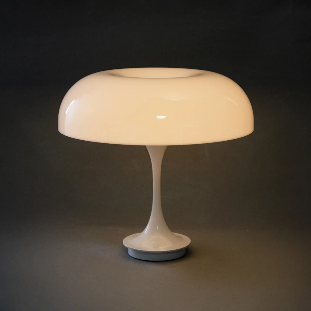 Mushroom Cordless Led Desk Lamp Rechargeable Touch Dimming Portable Table Lamp