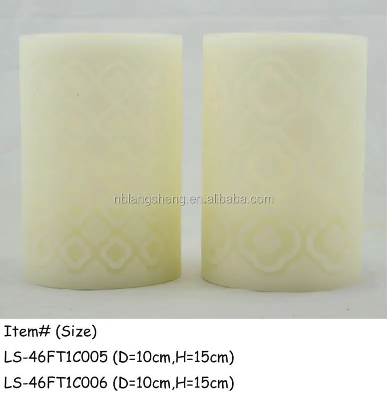 LED Candle Crafts with Carved