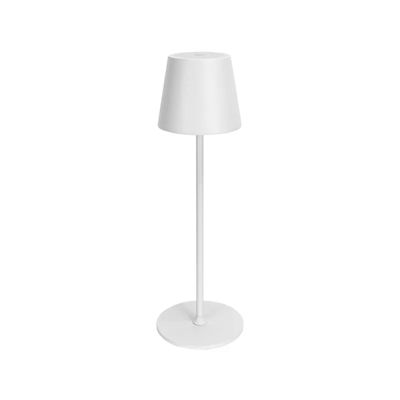 Modern Cordless Night Lamp Rechargeable Touch Dimming Portable  Metal Shell Table Lamp