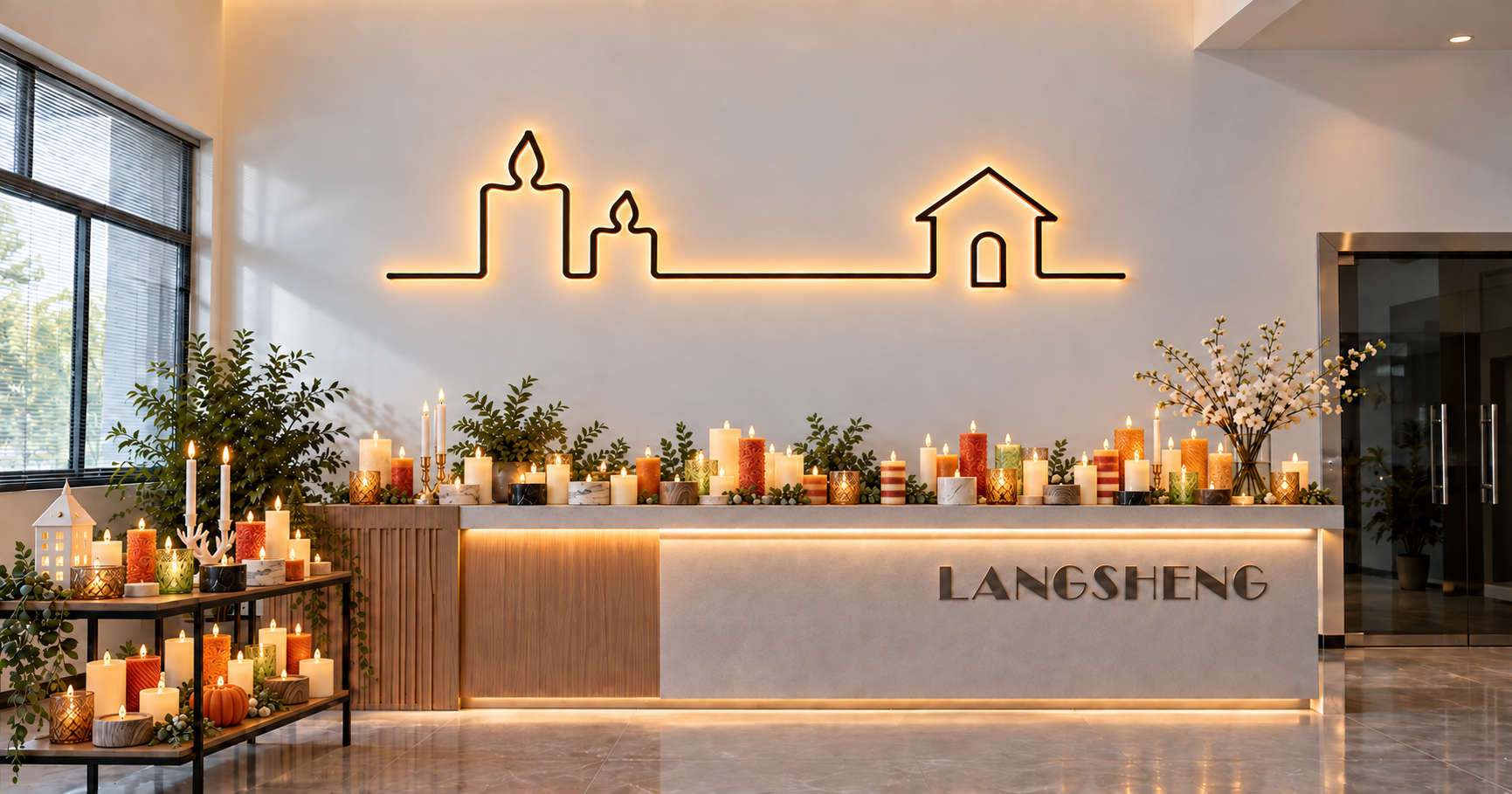 Langsheng reception and product display